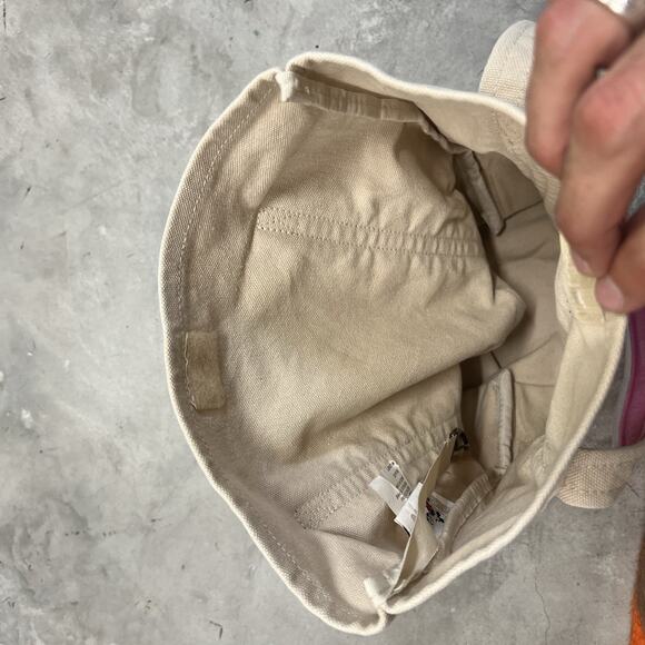 Vintage Walt Disney World | Mickey Mouse Canvas Tote Bag Pink Girl - Picture 7 of 7